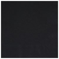 Midnight Black Solid Luncheon Napkins 20ct