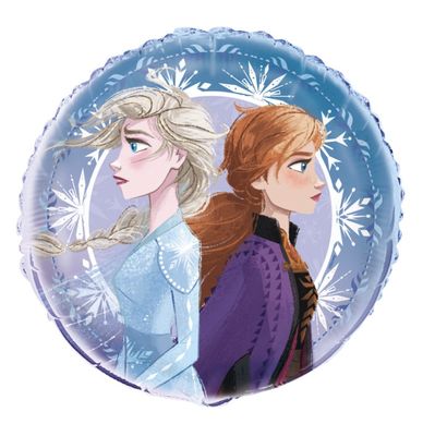 044 18" Disney Frozen 2 Round Foil Balloon Packaged