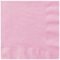 Lovely Pink Solid Luncheon Napkins 20ct