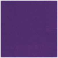 Deep Purple Solid Luncheon Napkins 20ct