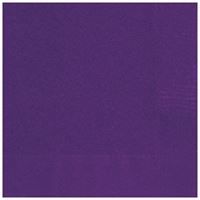 20 DEEP PURPLE BEVERAGE NAPKIN
