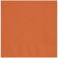 Pumpkin Orange Solid Luncheon Napkins 20ct