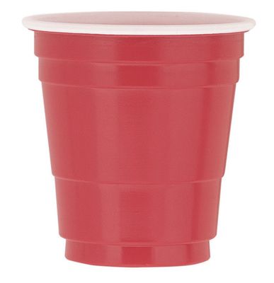 Premier Stylz® Brand Red Plastic Shot Glass 20ct