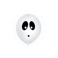 Illooms® Ghost LED Light-Up 9" Latex Balloons 3ct