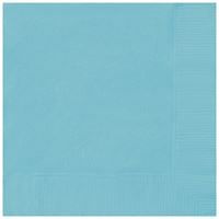 Terrific Teal Solid Beverage Napkins 20ct