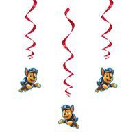 Paw Patrol Hanging Swirl Decorations 26" 3ct