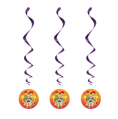Disney Toy Story 5 26" Hanging Swirl Decorations  3ct