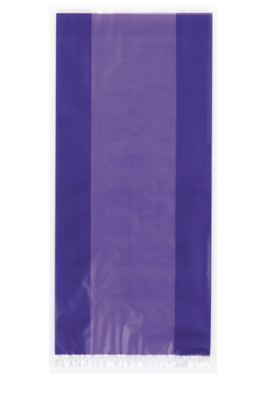 Purple Cellophane Bags 30ct