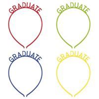 4 GRAD PLSTC HEADBAND ASST