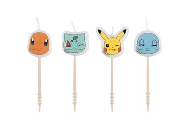 Pokémon Pick Birthday Candles 4ct