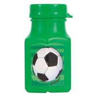 4Ct 3D Soccer Mini Bubble Bottle