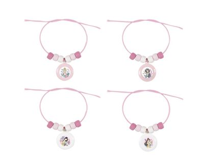 Disney Princess Assorted Charm Bracelets 4ct