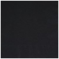 Midnight Black Solid Beverage Napkins 40ct