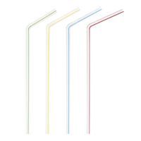 Flex Straws - Striped 50ct