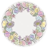 Easter Whimsy Round 14" Paper Placemats 8ct