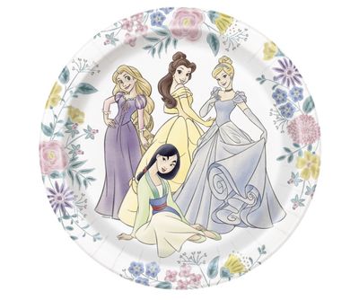 Disney Princess Round 9" Dinner Plates 8ct