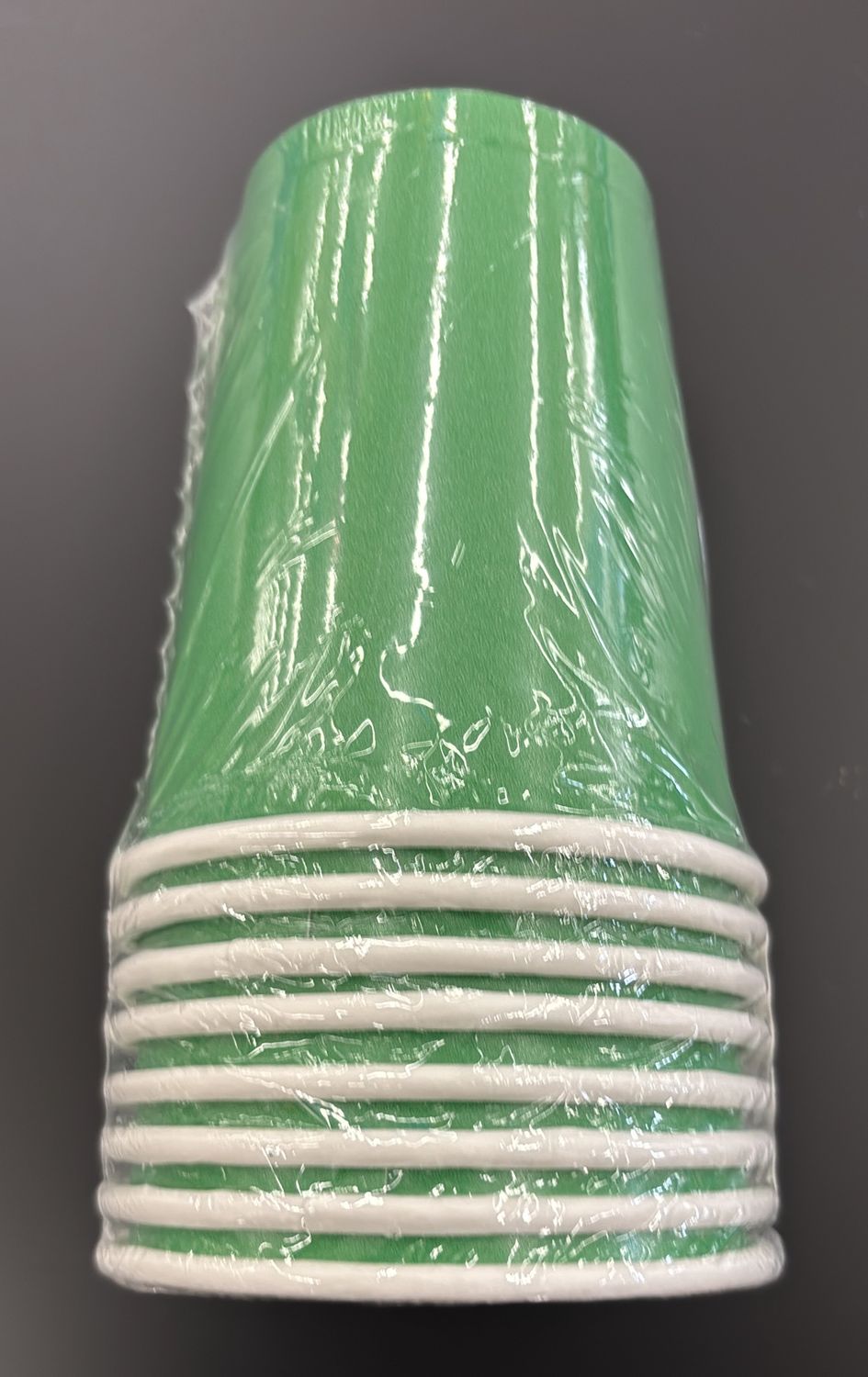 Emerald Green Solid 9oz Paper Cups 8ct