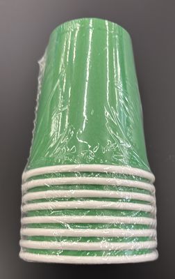 Emerald Green Solid 9oz Paper Cups 8ct
