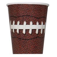8 FOOTBALL PRTY 9OZ CUP