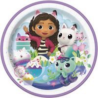 8Ct 9" Gabby's Dollhouse Plate