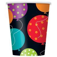Birthday Cheer 9oz Paper Cups 8ct
