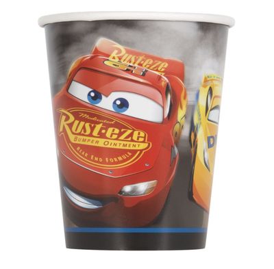 Disney Cars 3 Movie 9oz Paper Cups 8ct