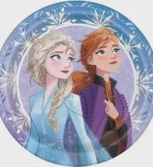 8Ct 7" Frozen 2 Plate