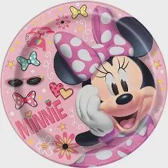 8Ct 9" Iconic Minnie Plate