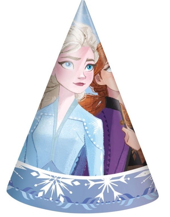 8Ct Disney Frozen 2 Party Hats