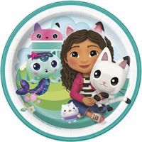 8Ct 7" Gabby's Dollhouse Plate