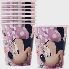 8Ct 9Oz Iconic Minnie Cup