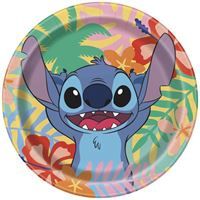 Disney Stitch Round 7" Dessert Plates 8ct