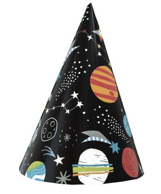 Outer Space Party Hats 8ct