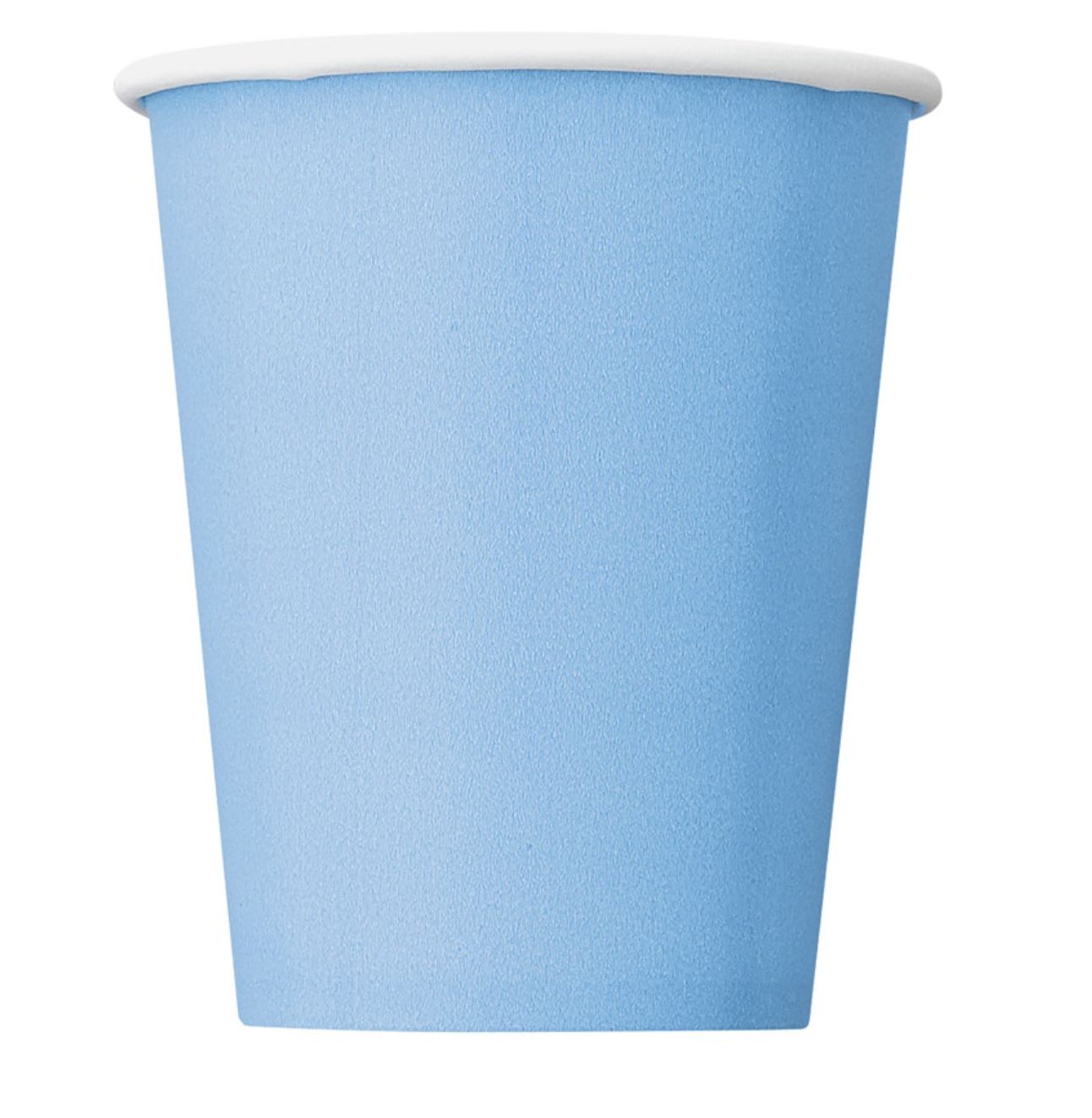 Powder Blue Solid 9oz Paper Cups 8ct