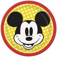 8Ct 7" Mickey Mouse Plate