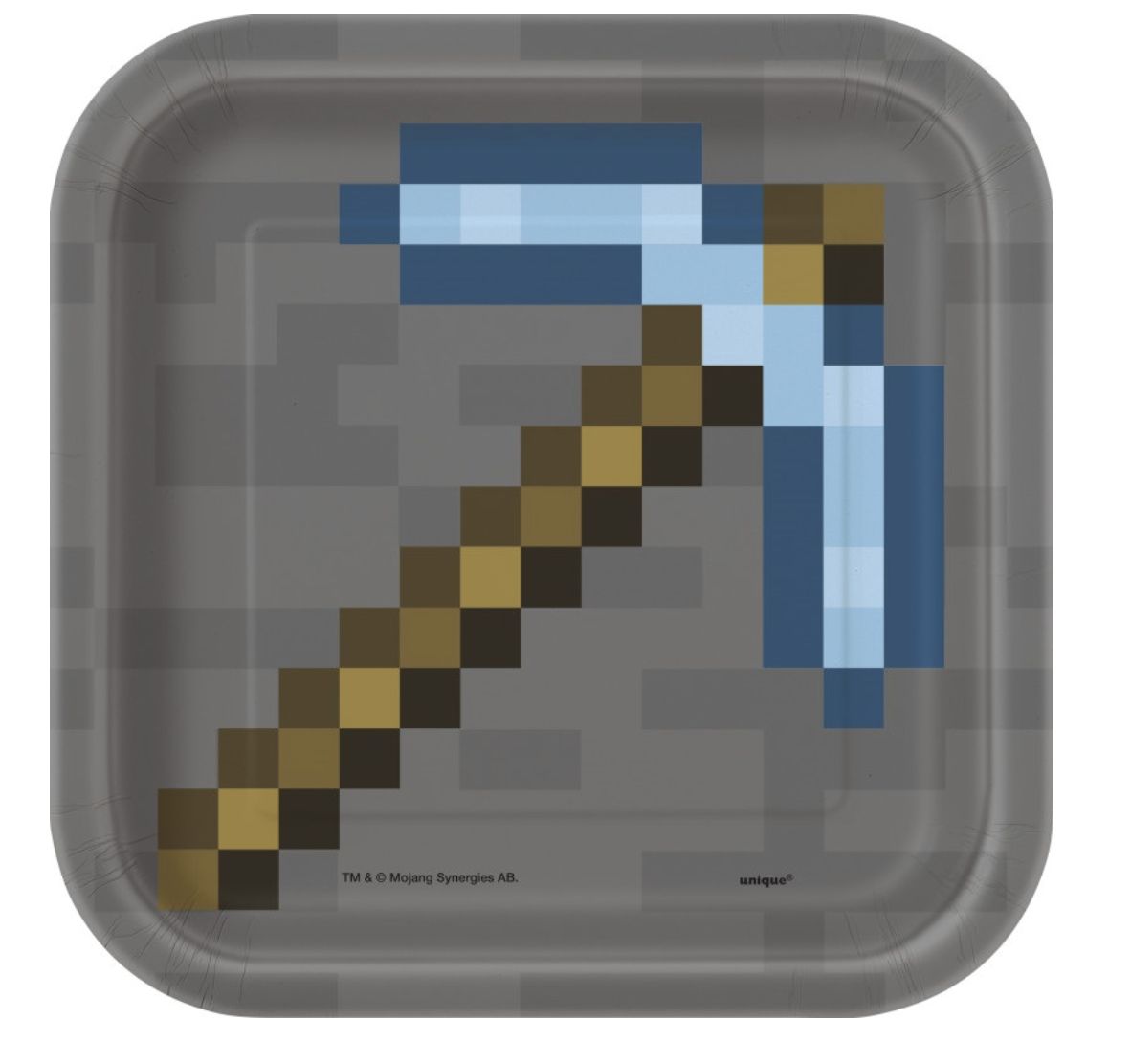 Minecraft Square 7" Dessert Plates 8ct