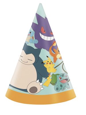 Pokémon Party Hats 8ct