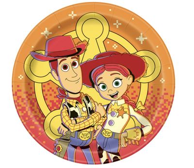 Disney Toy Story 5 Round 7" Dessert Plates 8ct