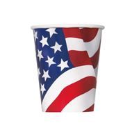8 USA FLAG 9OZ CUP