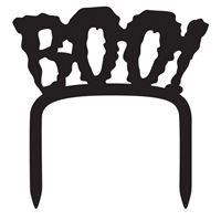 Boo! Plastic Cupcake Topper