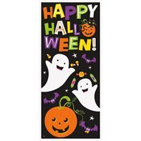 Cat &amp; Pumpkin Door Poster 27"x60"