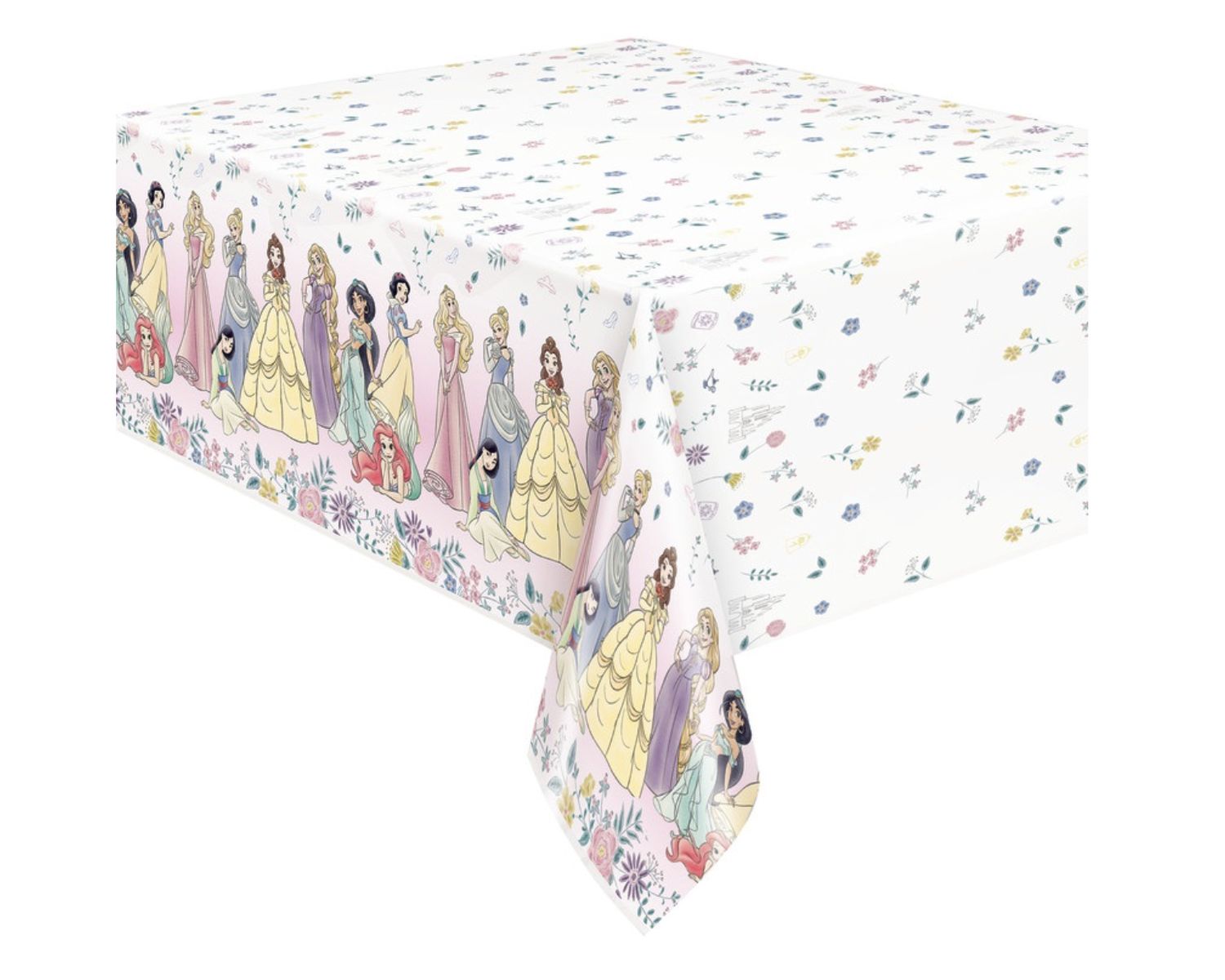 Disney Princess Rectangular Plastic Table Cover  54" x 84"