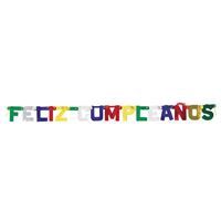 Deluxe Feliz Cumpleaños Jointed Banner