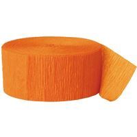 Orange Crepe Streamer 81 ft