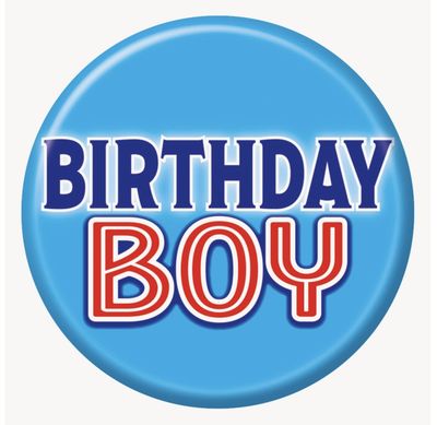 Birthday Boy Button 3"