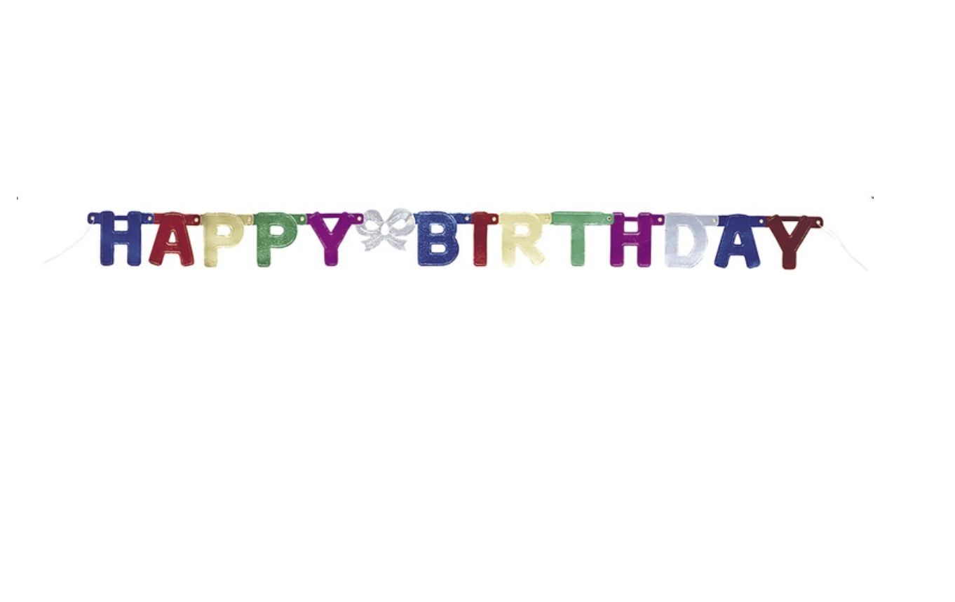 Deluxe Birthday Jointed Banner