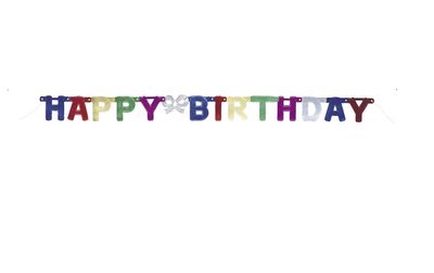 Deluxe Birthday Jointed Banner
