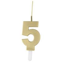 GLD #5 SPARKLER BDY CANDLE