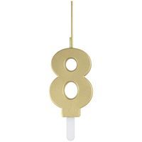 GLD #8 SPARKLER BDY CANDLE