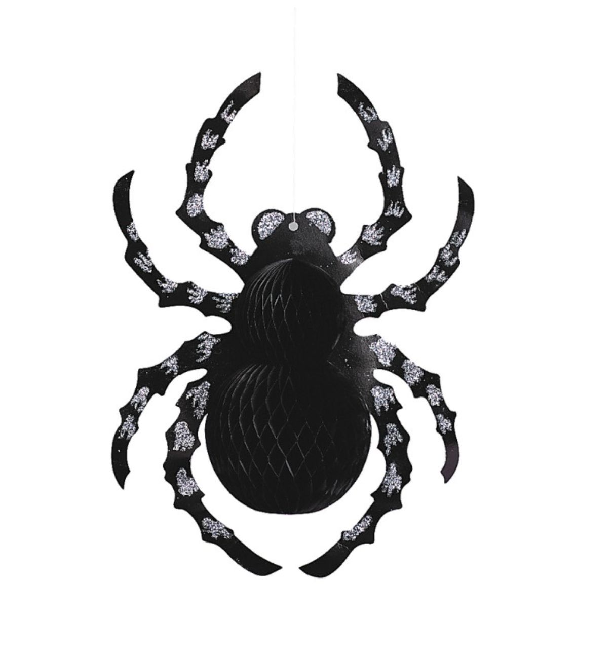 Spider Glitter 14" Hanging Decoration